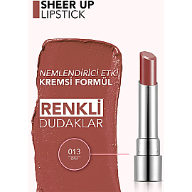 Flormar Sheer Up - Yarı Transparan Ruj No: 013 Gaia - 4