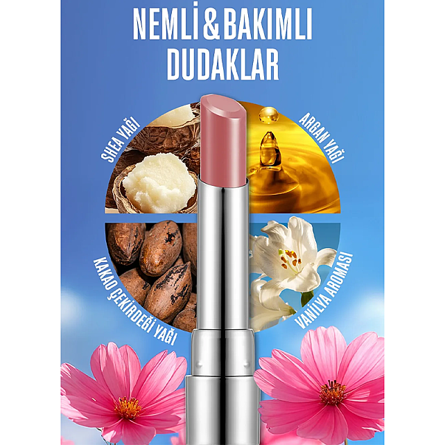 Flormar Sheer Up - Yarı Transparan Ruj No: 013 Gaia - 6