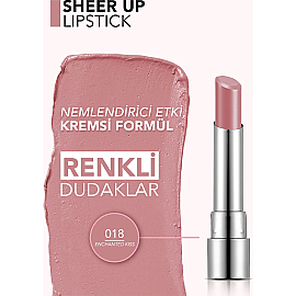 Flormar Sheer Up - Yarı Transparan Ruj No: 018 Enchanted Kiss - 4