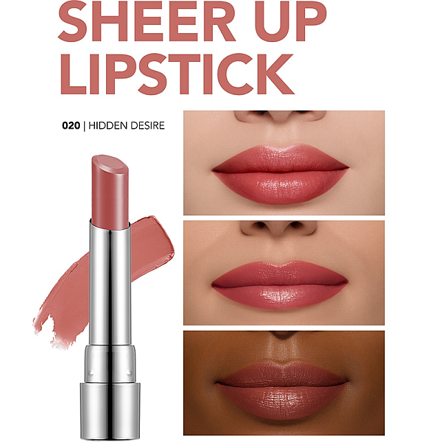 Flormar Sheer Up - Yarı Transparan Ruj No: 020 Hidden Desire - 3
