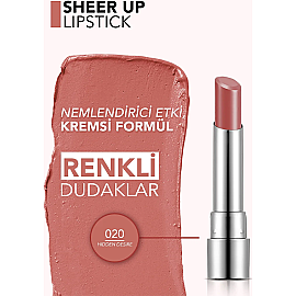 Flormar Sheer Up - Yarı Transparan Ruj No: 020 Hidden Desire - 4