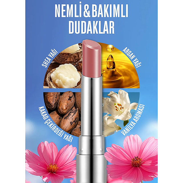 Flormar Sheer Up - Yarı Transparan Ruj No: 022 Daring Whisper - 6