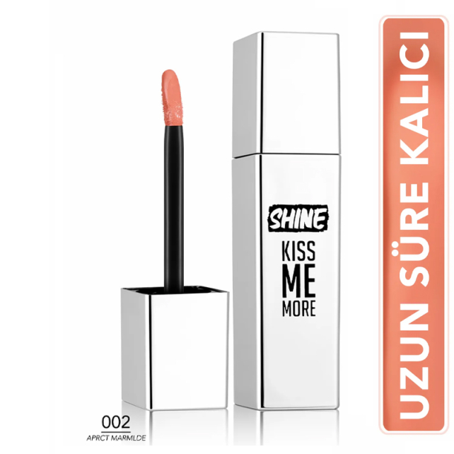 Flormar Shine Kiss Me More - Parlak Bitişli Likit Ruj No: 002 - 3