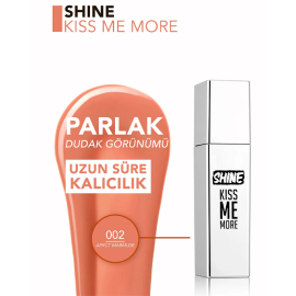 Flormar Shine Kiss Me More - Parlak Bitişli Likit Ruj No: 002 - 4