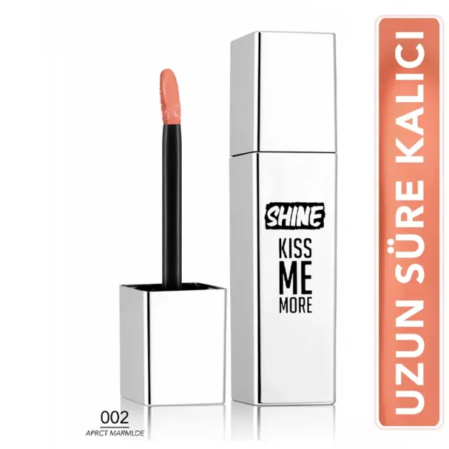 Flormar Shine Kiss Me More - Parlak Bitişli Likit Ruj No: 002 - 3