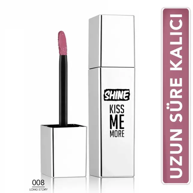 Flormar Shine Kiss Me More - Parlak Bitişli Likit Ruj No: 008 - 3
