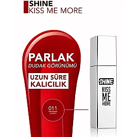 Flormar Shine Kiss Me More - Parlak Bitişli Likit Ruj No: 011 - 4