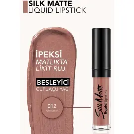 Flormar Silk Matte Liquid Lipstick - Mat Likit Ruj No:012 Terracotta 4.5ml - 3