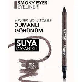 Flormar Smoky Eyes Waterproof Eyeliner - No:006 Outstanding 30ml - 4
