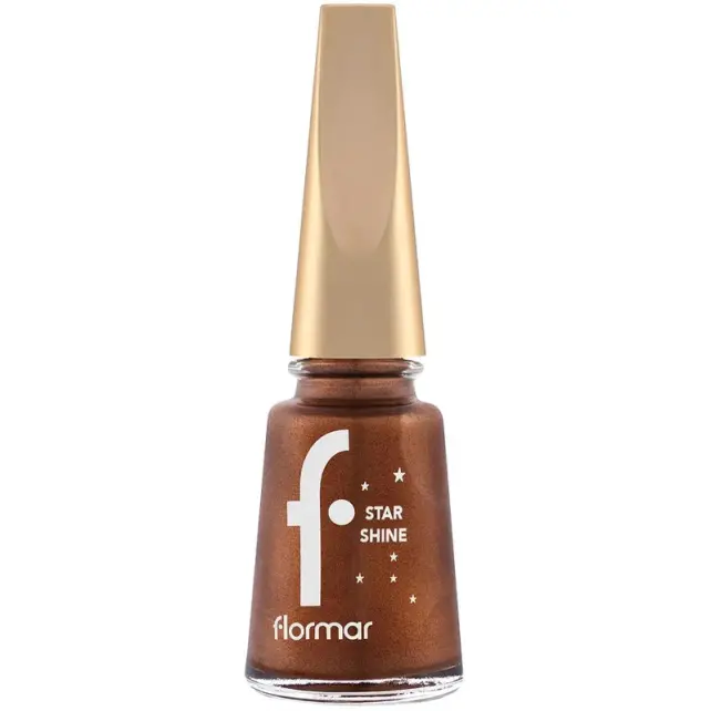 Flormar Star Shine - Parlak Bitişli Metalik Oje No: 005 Bronze Flash - 1