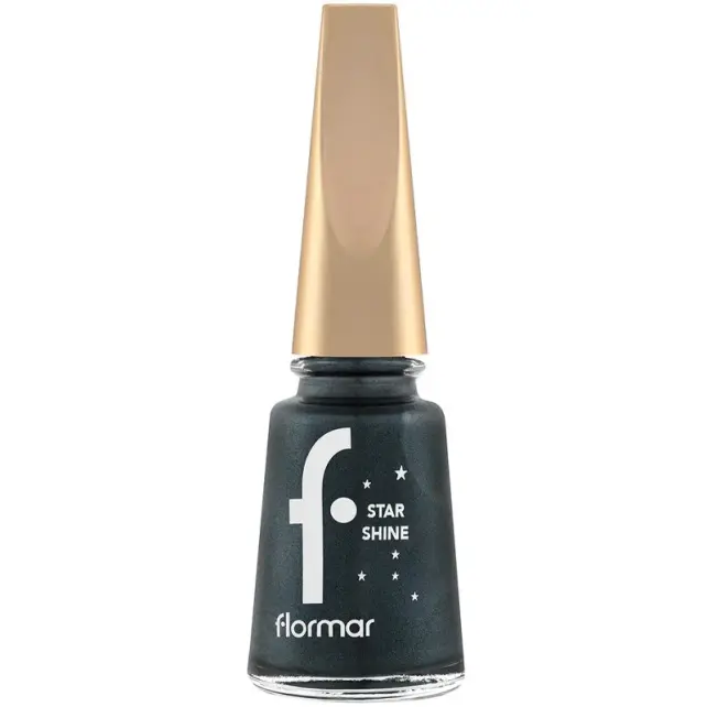 Flormar Star Shine - Parlak Bitişli Metalik Oje No: 006 Dark Romance - 1