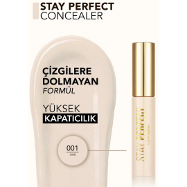 Flormar Stay Perfect Concealer - Likit Kapatıcı No: 001 Fair - 3