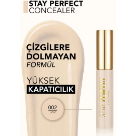 Flormar Stay Perfect Concealer - Likit Kapatıcı No: 002 Light - 3