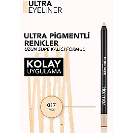 Flormar Ultra Eyeliner - Göz Kalemi Black No: 017 Nude 1.14gr - 4