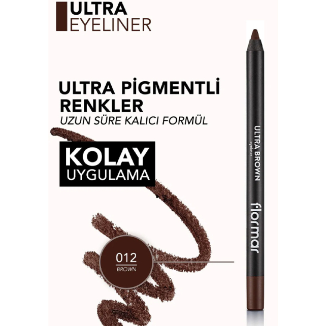Flormar Ultra Eyeliner - Göz Kalemi No: 012 Brown 1.14gr - 4