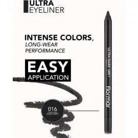 Flormar Ultra Eyeliner - Yoğun Renk Veren Göz Kalemi No-016 Dark Grey 1.14gr - 4