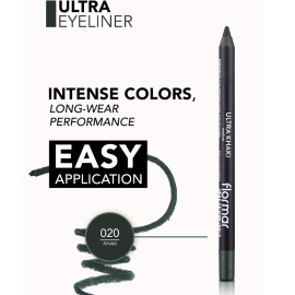 Flormar Ultra Eyeliner - Yoğun Renk Veren Göz Kalemi No:20 Khaki 1.14gr - 3