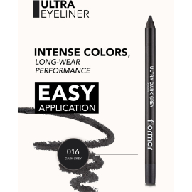 Flormar Ultra Eyeliner - Yoğun Renk Veren Göz Kalemi No:016 Dark Grey 1.14gr - 4