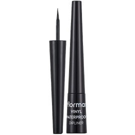 Flormar Vinly Waterproof Dipliner - Suya Dayanıklı Parlak Bitişli Eyeliner Black 2.5ml - 2