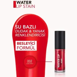 Flormar Water Lip Stain - Su Bazlı Dudak Renklendiricisi No: 002 - 4