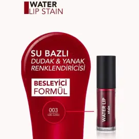 Flormar Water Lip Stain - Su Bazlı Dudak Renklendiricisi No: 003 - 4