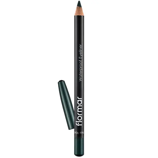Flormar Waterproof Eyeliner - Suya Dayanıklı Göz Kalemi No:104 Cobalt Green 1.14gr - 1
