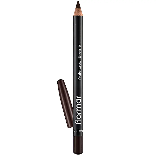 Flormar Waterproof Eyeliner - Suya Dayanıklı Göz Kalemi No: 106 Dark Chestnut 1.14gr - 1