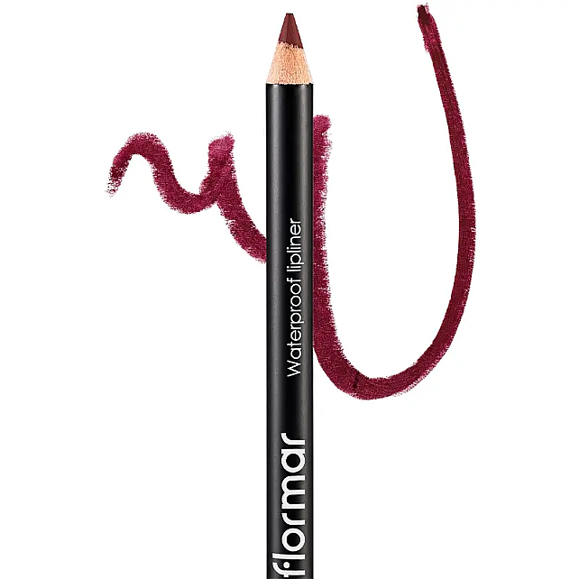 Flormar Waterproof Lipliner - Dudak Kalemi N - 205 Elegant Bordeaux 1.14gr - 3