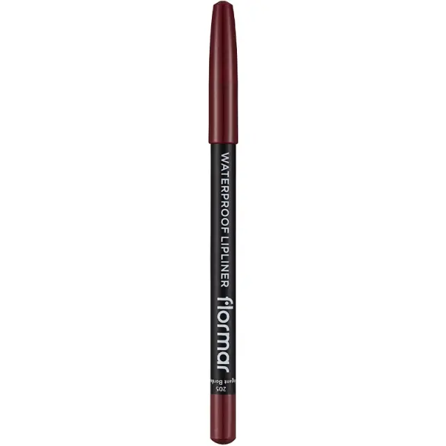 Flormar Waterproof Lipliner-Dudak Kalemi N-205 Elegant Bordeaux 1.14gr - 2
