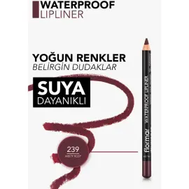 Flormar Waterproof Lipliner - Dudak Kalemi No-239 Misty Rosy 1.14gr - 4