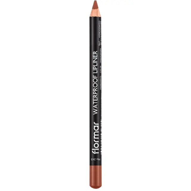 Flormar Waterproof Lipliner - Dudak Kalemi No-243 Hot Cocoa 1.14gr - 2
