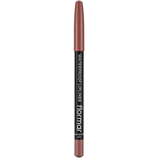 Flormar Waterproof Lipliner -Dudak Kalemi No:201 Naturally Nude 1.14gr - 2