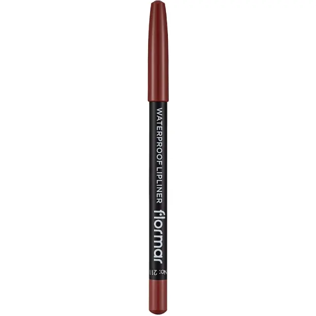 Flormar Waterproof Lipliner-Dudak Kalemi No:211 Classical Brown 1.14gr - 2