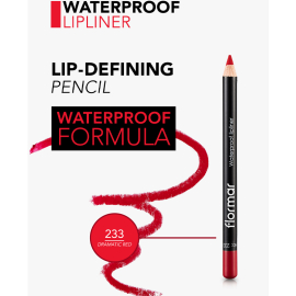 Flormar Waterproof Lipliner -Dudak Kalemi No:233 Dramatic Red 1.14gr - 5