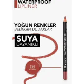 Flormar Waterproof Lipliner Dudak Kalemi No:236 - 5