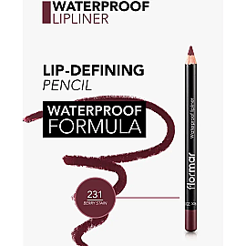 Flormar Waterproof Lipliner - Suya Dayanıklı Dudak Kalemi No: 231 Berry Stain 1.14gr - 5