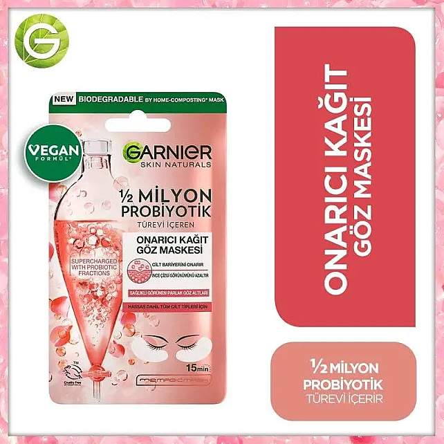 Garnier 1/2 Milyon Probiyotik Türevi Içeren Onarıcı Kağıt Göz Maskesi 6gr - 2