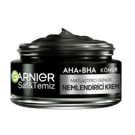 Garnier AHA BHA Kömür 3'ü 1 Arada Matlaştırıcı Günlük Nemlendirici Krem 50ml - 2