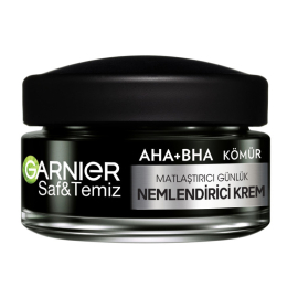 Garnier AHA BHA Kömür 3'ü 1 Arada Matlaştırıcı Günlük Nemlendirici Krem 50ml - Garnier