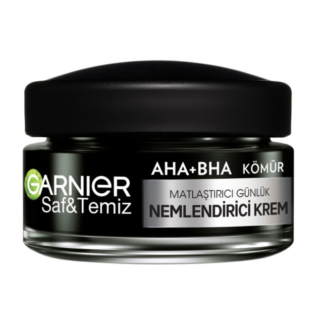 Garnier AHA BHA Kömür 3'ü 1 Arada Matlaştırıcı Günlük Nemlendirici Krem 50ml - 1