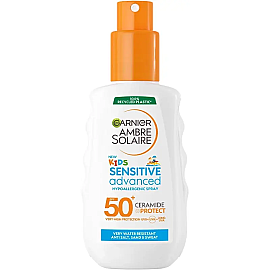 Garnier Ambre Solaire Kids Sensitive Advanced SPF 50 + Çocuk Güneş Spreyi 150ml - Garnier