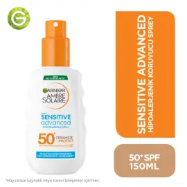 Garnier Ambre Solaire Sensitive Advanced Creamide Sprey - Güneş Koruyucu Sprey 150ml - 2
