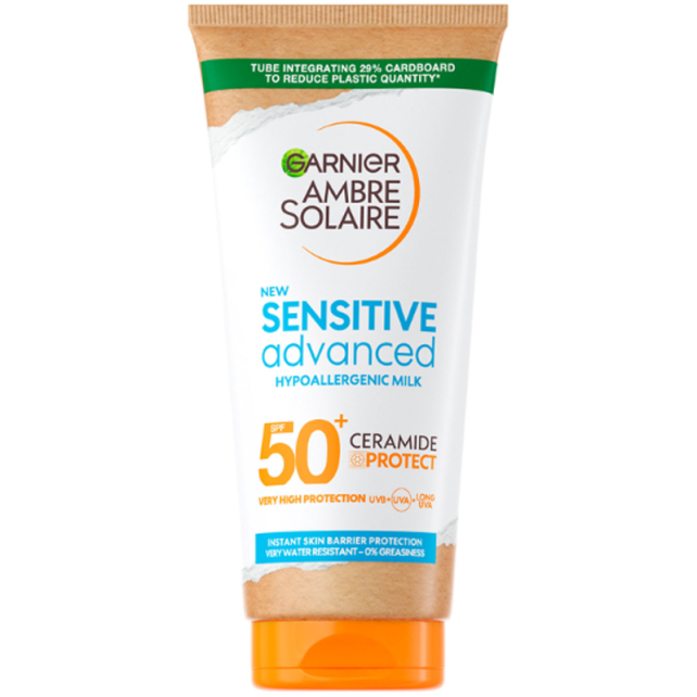 Garnier Ambre Solaire Sensitive Advanced Milk Ceramide - Güneş Koruyucu Süt 175ml - 1