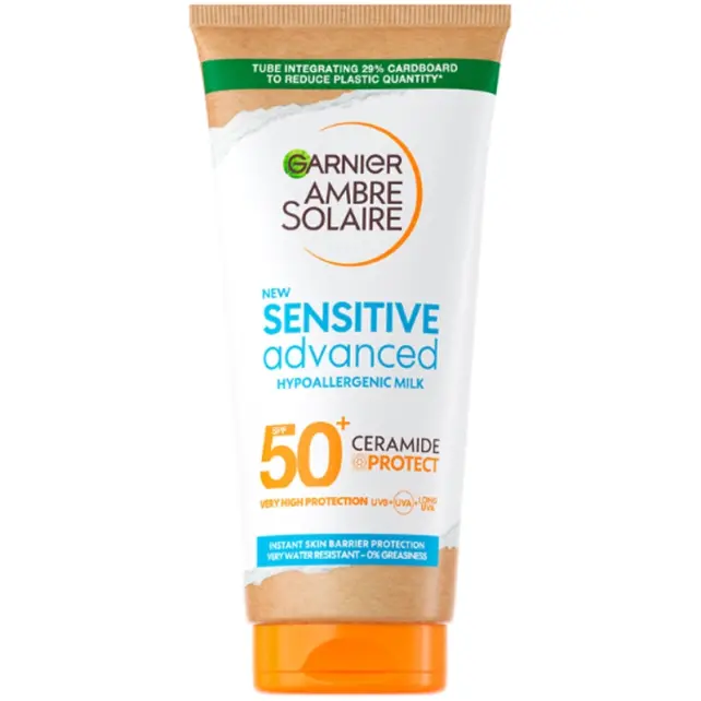 Garnier Ambre Solaire Sensitive Advanced Milk Ceramide - Güneş Koruyucu Süt 175ml - 1