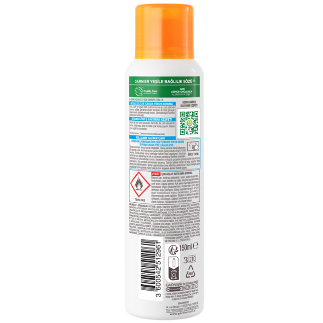 Garnier Ambre Solaire Sensitive Advanced SPF 50+ Mist - Güneş Spreyi 150ml - 2