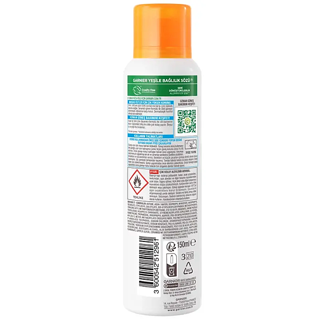 Garnier Ambre Solaire Sensitive Advanced SPF 50+ Mist - Güneş Spreyi 150ml - 2