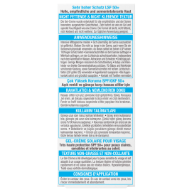 Garnier Ambre Solaire Sensitive Expert Gesicht Gel Creme SPF 50 Güneş Koruyucu 50ml - 2