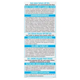 Garnier Ambre Solaire Sensitive Expert Gesicht Gel Creme SPF 50 Güneş Koruyucu 50ml - 2