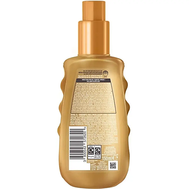 Garnier Ambre Solaire SPF 30 - İdeal Bronzluk Güneş Koruyucu Sprey 150ml - 2