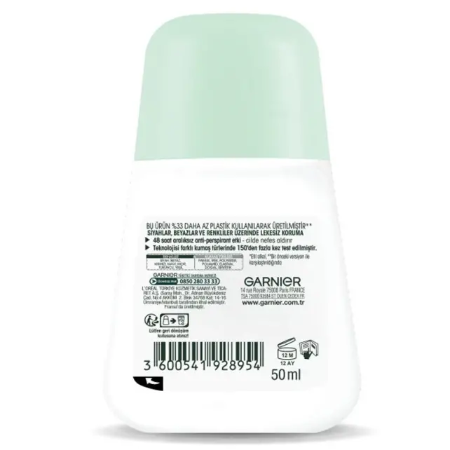 Garnier Lekesiz Koruma Roll-On Deodorant 50ml - 2